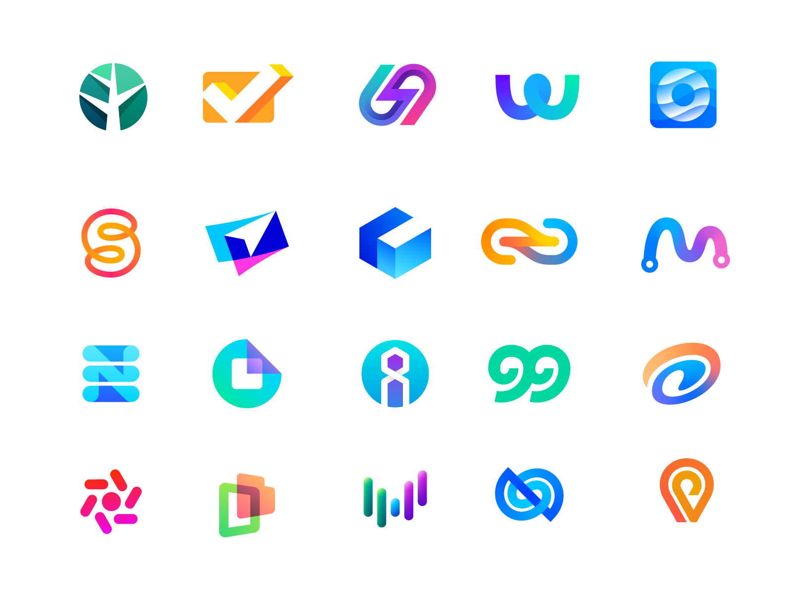 logo collection marks symbols