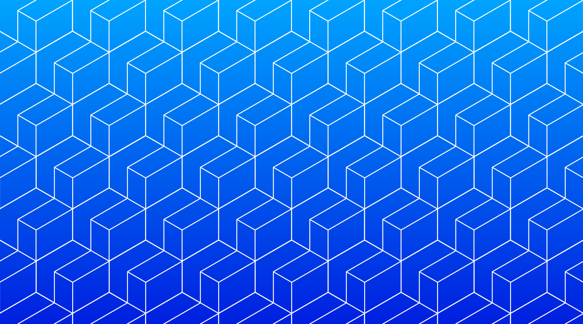 Cube logo pattern brand identity line gradient colored