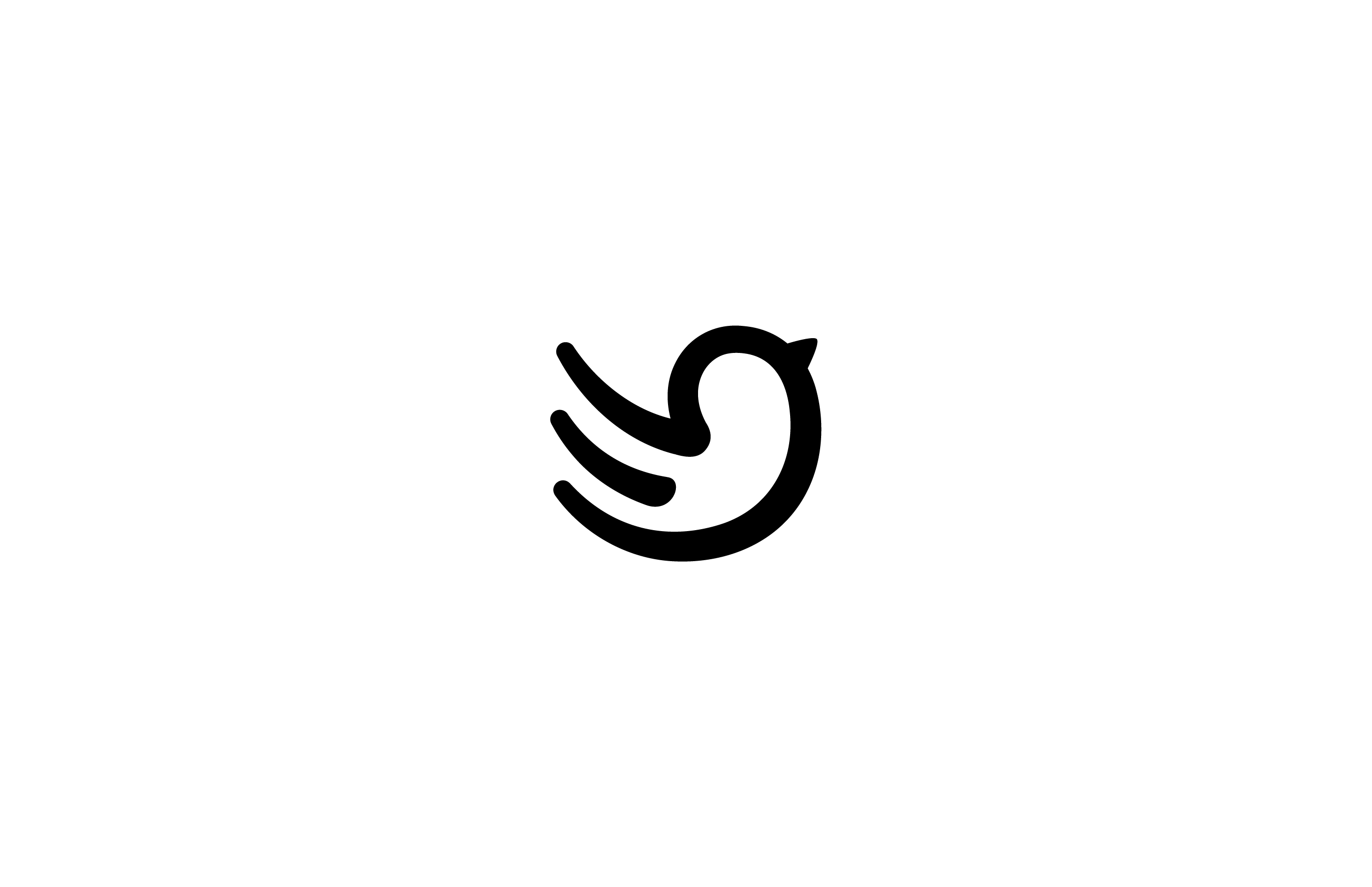 bird twitter fly wings classic logo design mark symbol timeless