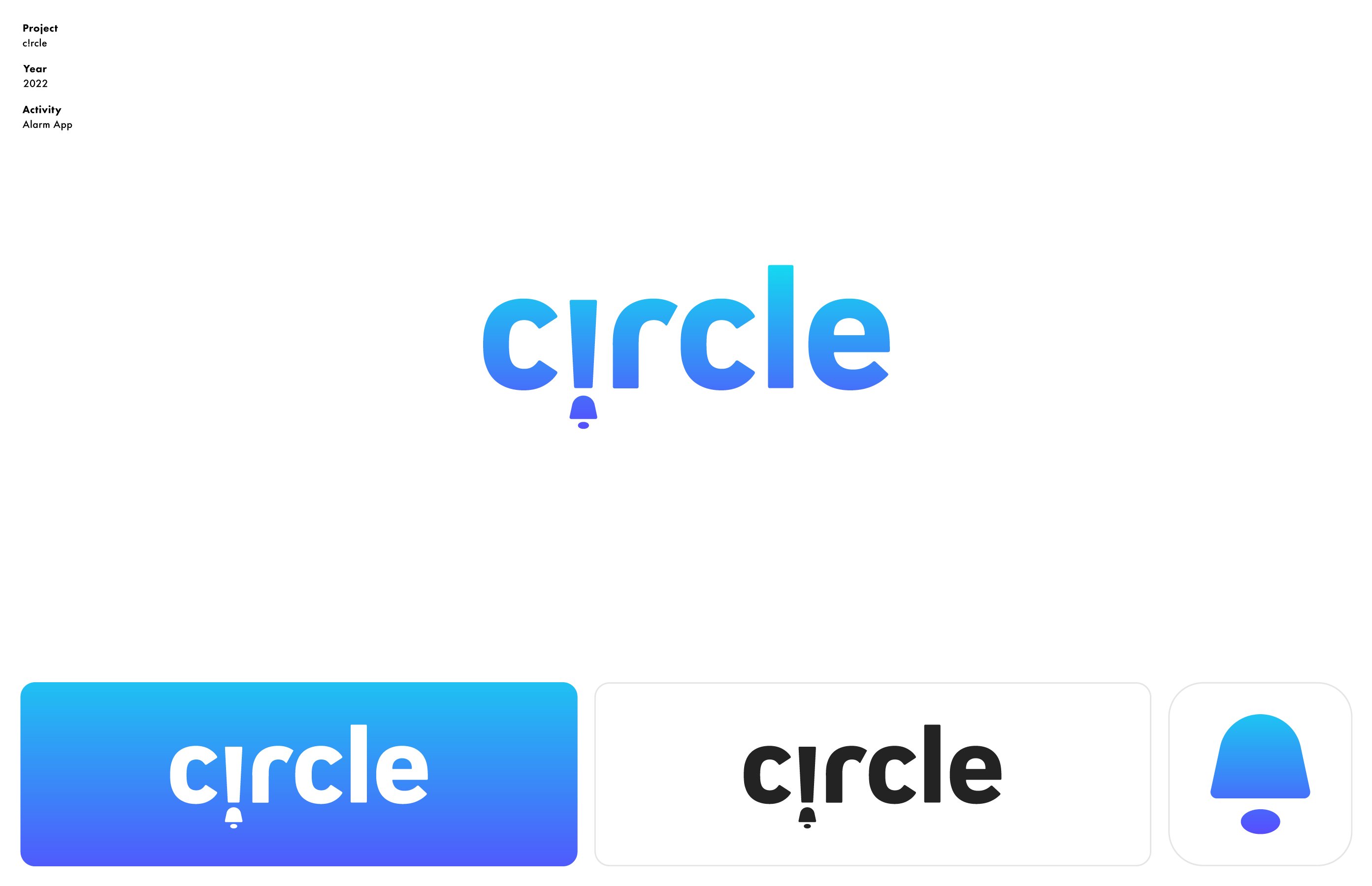wordmark logotype for circle neighbourhood alarm app by mihai dolganiuc design