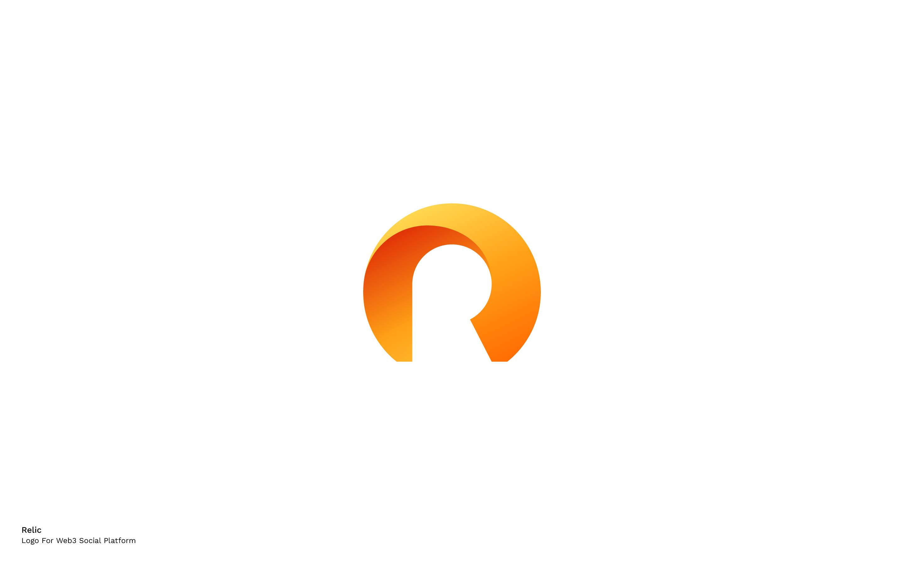 logo design based on Letter R Portal for web3 company by mihai dolganiuc design
