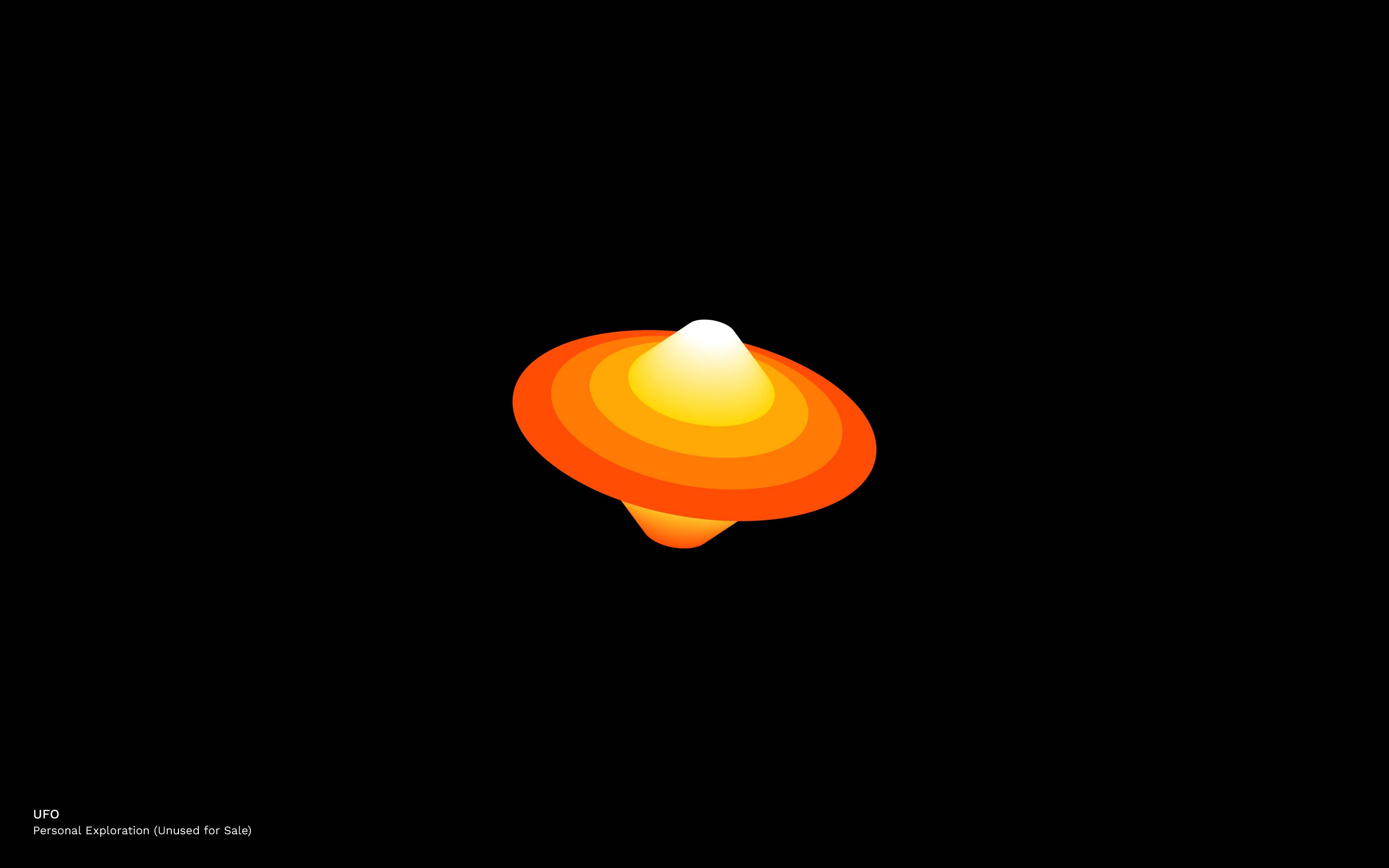 ufo logo design with modern approach in orange colors by mihai dolganiuc design